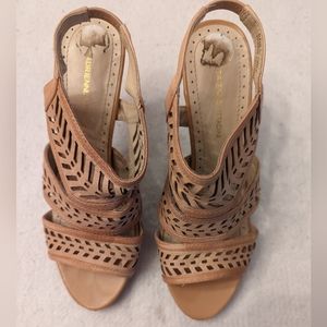 Heel sandals Tan 7M/7.5